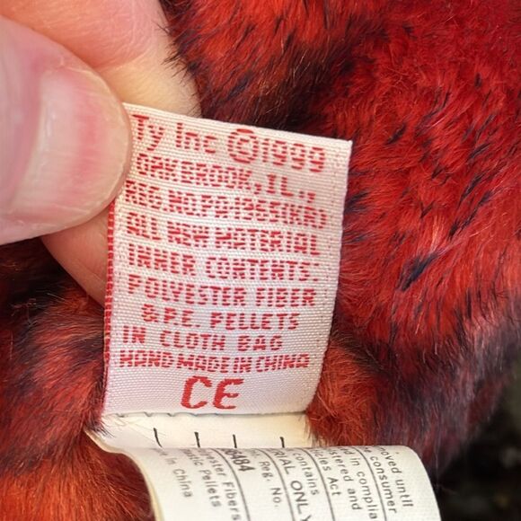 Ty Beanie Buddy (Large) - Schweetheart - Orangutan Monkey (14") - Picture 8 of 10